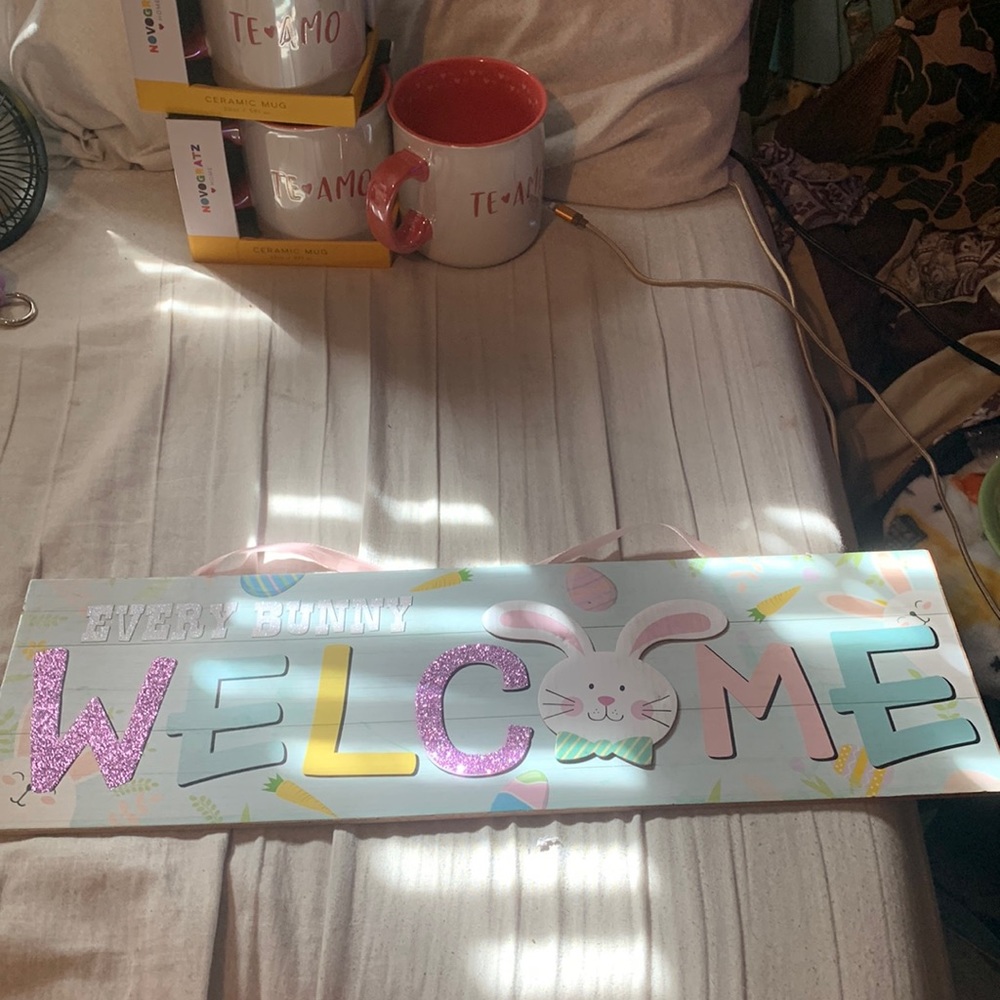 Easter bunny sign